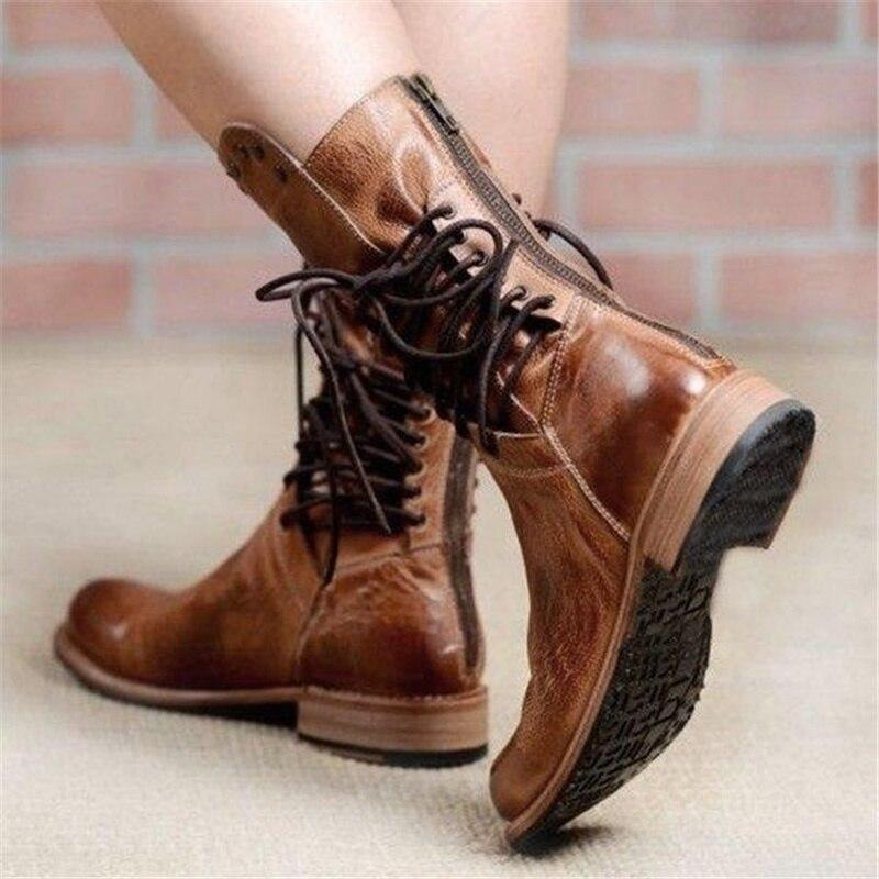 WYNONA™ - RUSTIC VEGAN LEATHER BOOTS