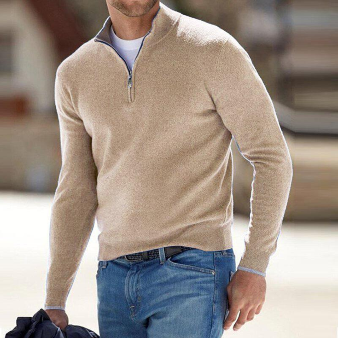 Madden™ – Zip-Neck Pullover for Effortless Everyday Confidence