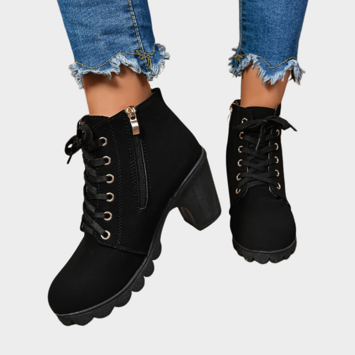 Kenna™ - Block Heel Ankle Boots
