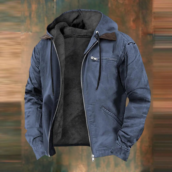 Hayes™ – Zipper Hooded Jacket for Everyday Comfort