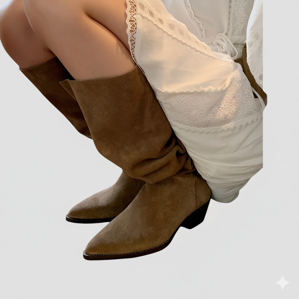 Thea™ - Suede Retro Autumn Boots