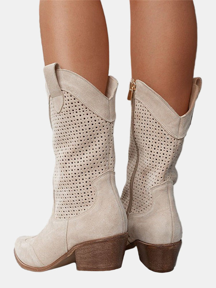 Piper™ - Perforated Ankle Boots