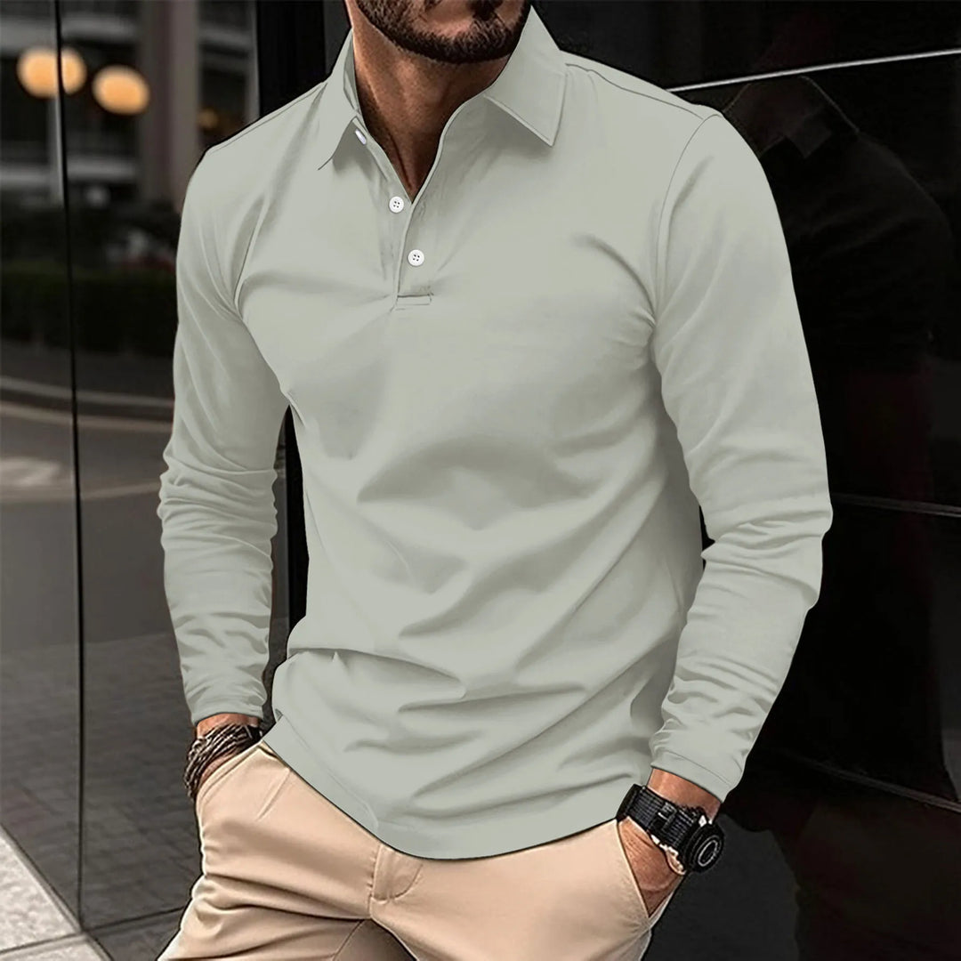 Jacob™ – Long-Sleeved Polo for Effortless Sophistication