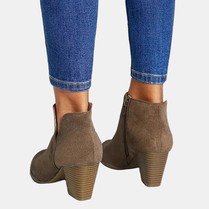 Hailey™ - Block Heel Ankle Boots
