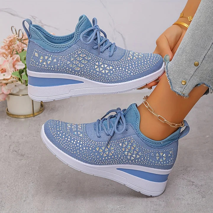 Isadora™ – Sparkling Orthopedic Sneakers for Effortless All-Day Comfort