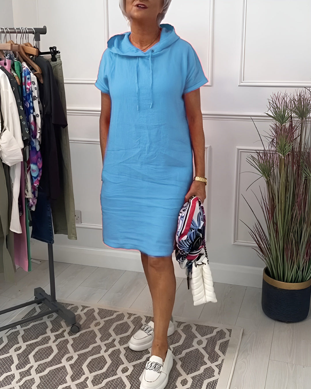 Cindy™ – Relaxed Hoodie Dress