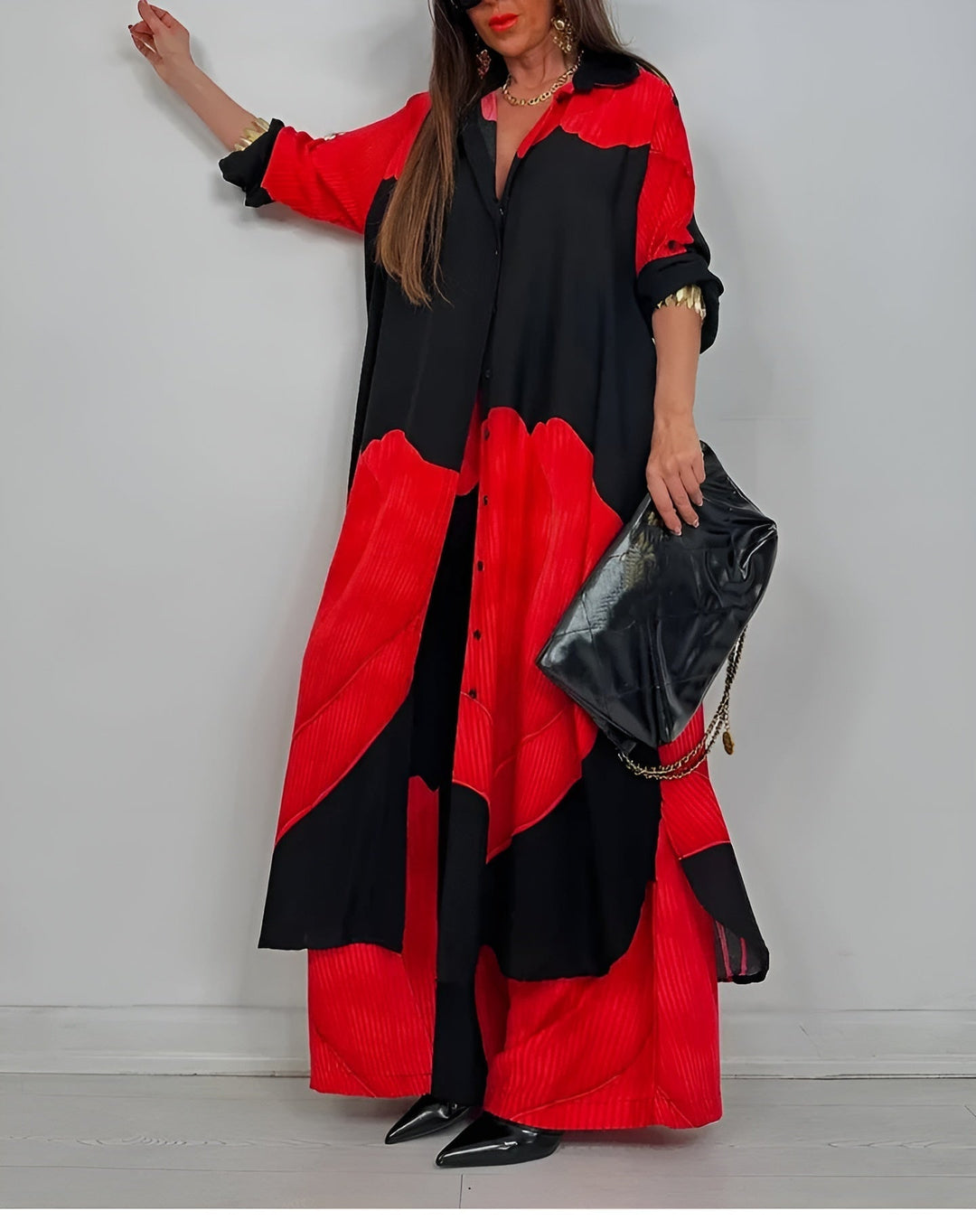 Esther™ – Effortless Artistic Blouse & Trousers Set