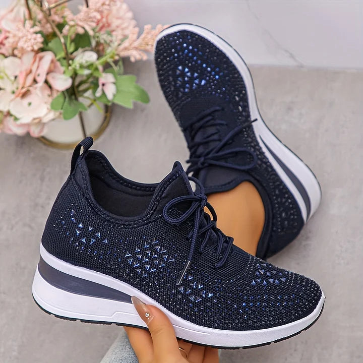 Isadora™ – Sparkling Orthopedic Sneakers for Effortless All-Day Comfort