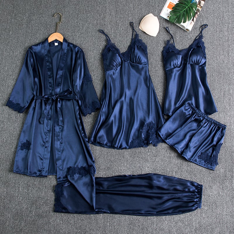 Evelynn™ – 5-Piece Soft Nightwear Set for Elegant Evenings In