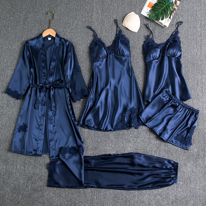 Evelynn™ – 5-Piece Soft Nightwear Set for Elegant Evenings In