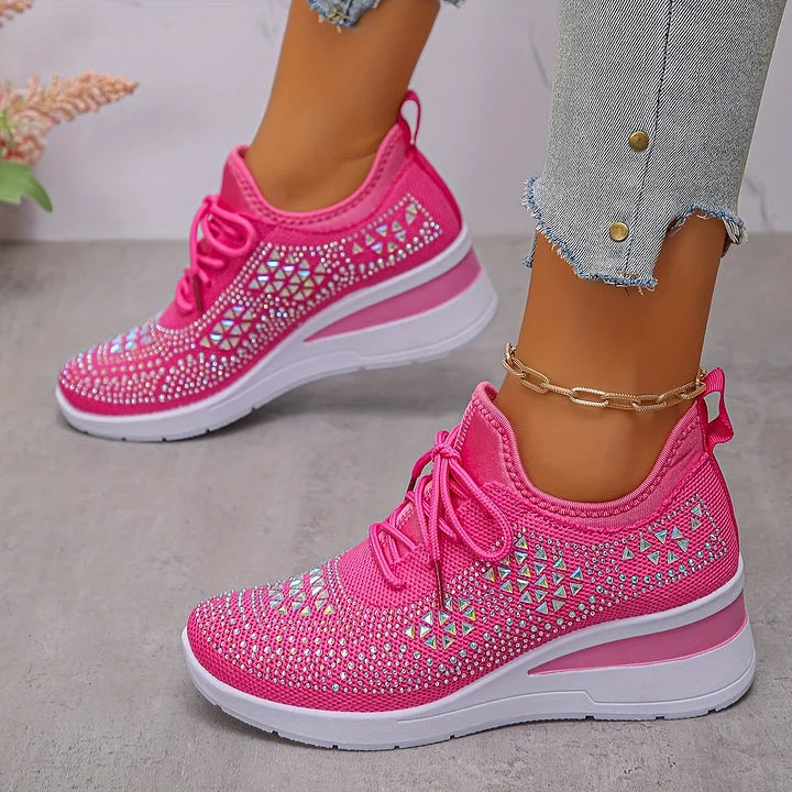 Isadora™ – Sparkling Orthopedic Sneakers for Effortless All-Day Comfort