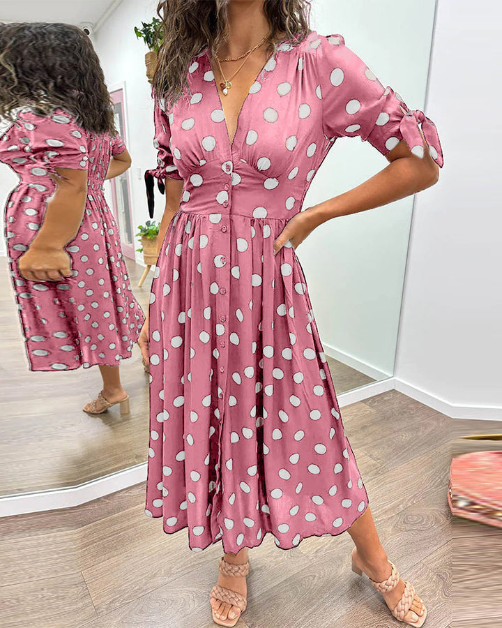 Avia™ – Elegant Polka Dot Dress
