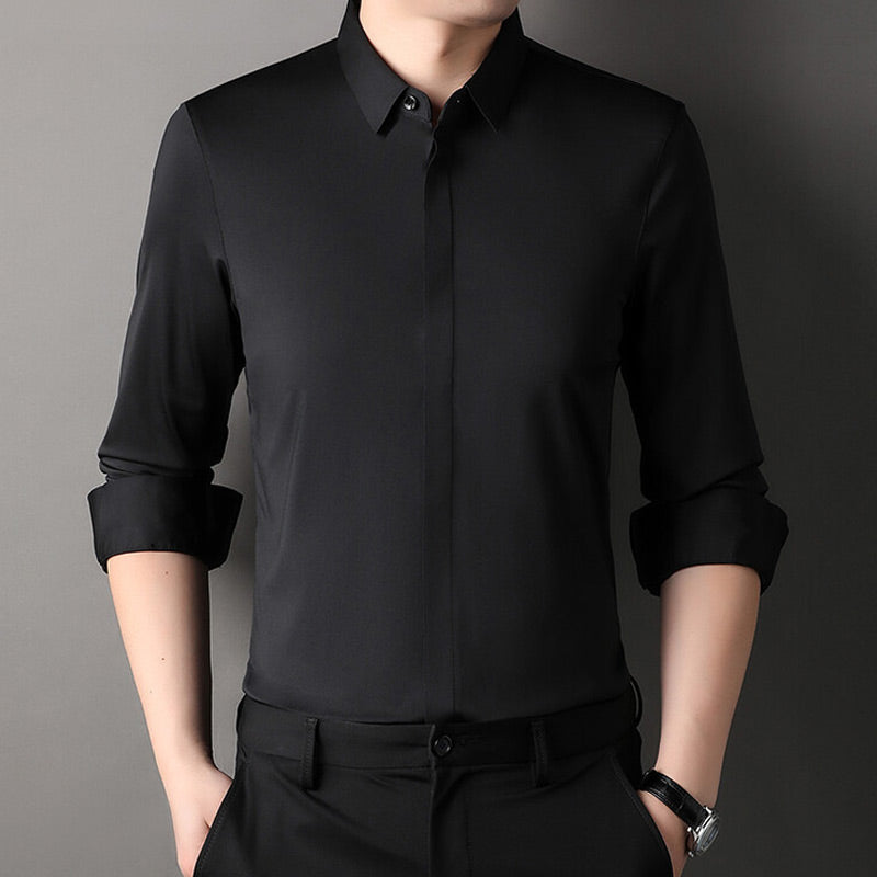 Jeremy™ – Stretch Anti-Wrinkle Men's Shirt for Effortless Canadian Style
