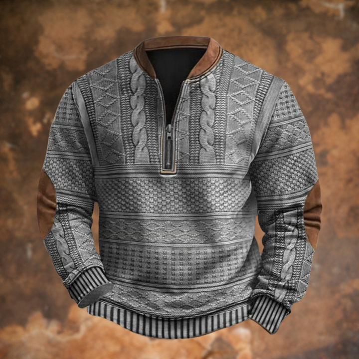 Cedric™ – Retro-Inspired Zip Sweater