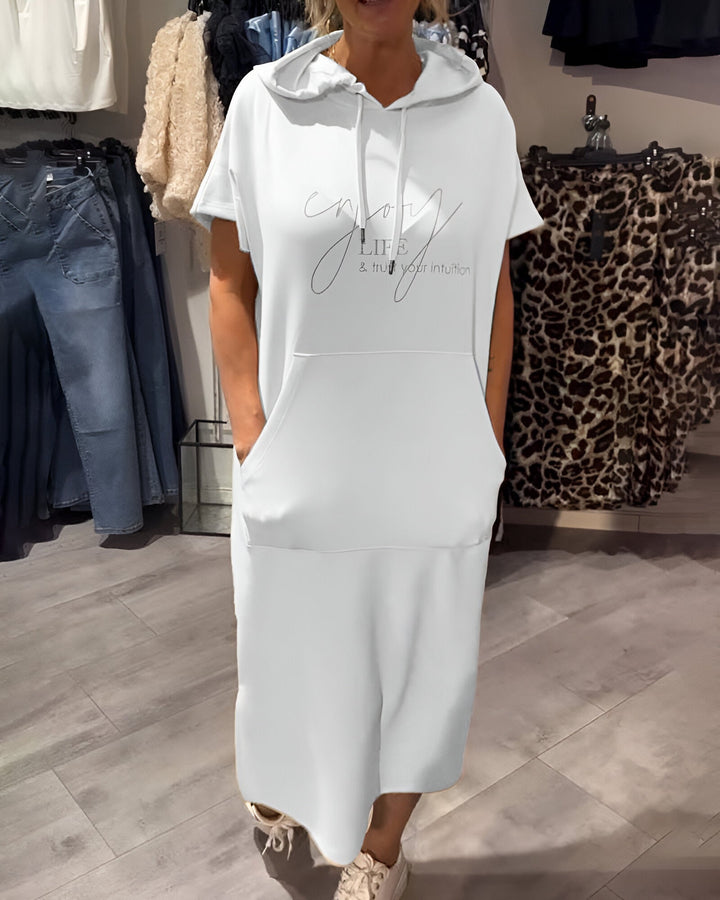 Evey™ – Casual Hoodie Dress