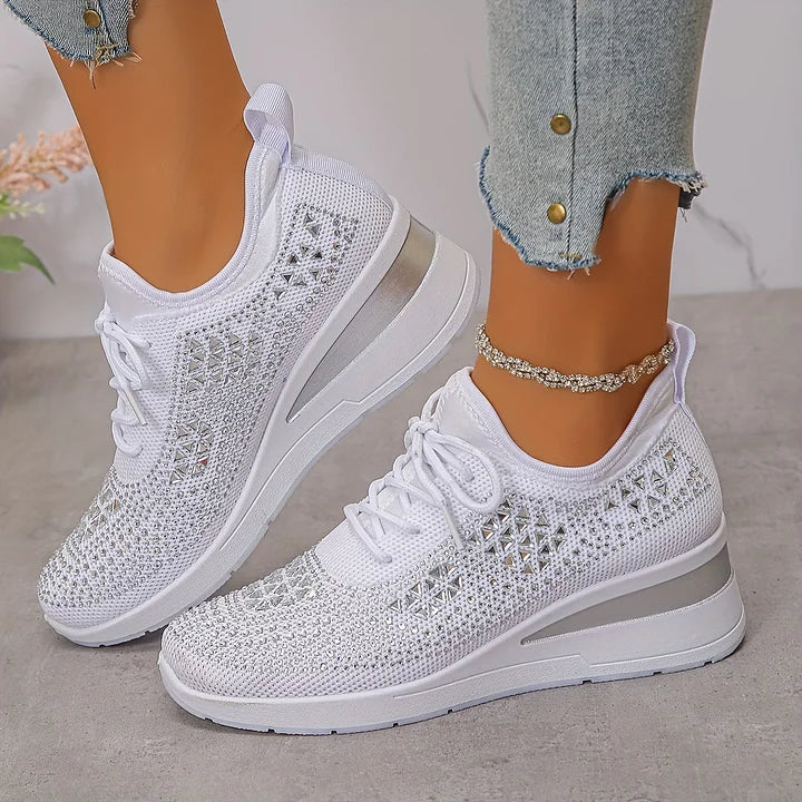 Isadora™ – Sparkling Orthopedic Sneakers for Effortless All-Day Comfort