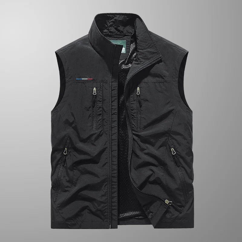 Kenny - Multi-Pocket Breathable Outdoor Cargo Vest