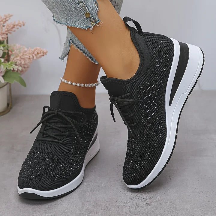 Isadora™ – Sparkling Orthopedic Sneakers for Effortless All-Day Comfort