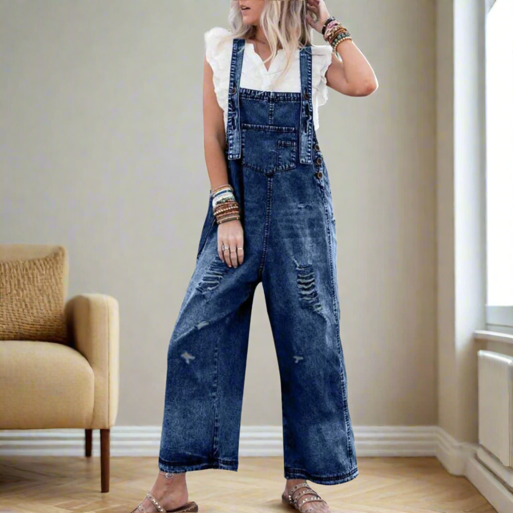 Lora™ – Vintage Wash Adjustable Jumpsuit
