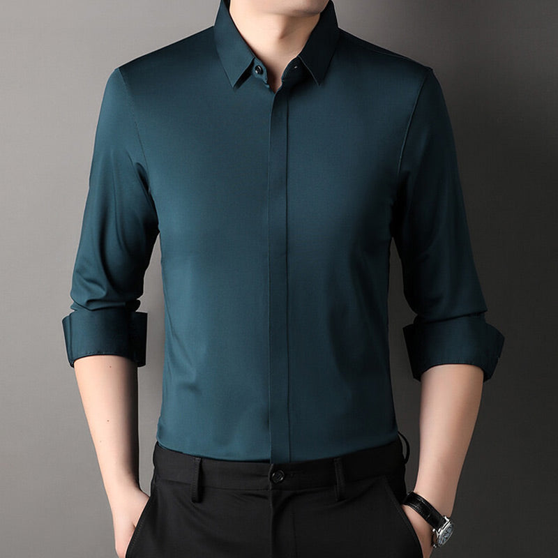 Jeremy™ – Stretch Anti-Wrinkle Men's Shirt for Effortless Canadian Style