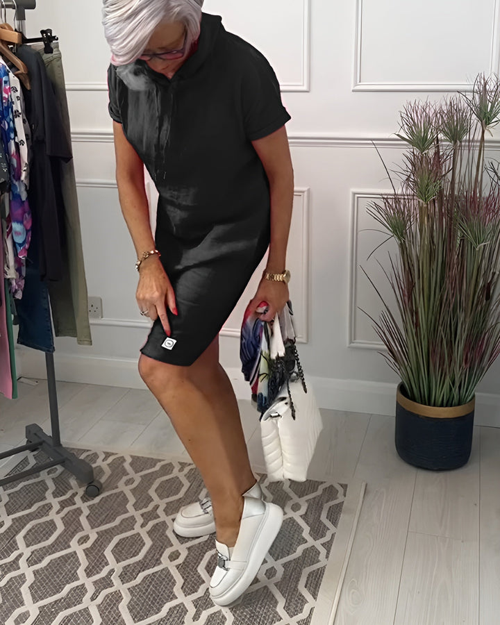 Cindy™ – Relaxed Hoodie Dress