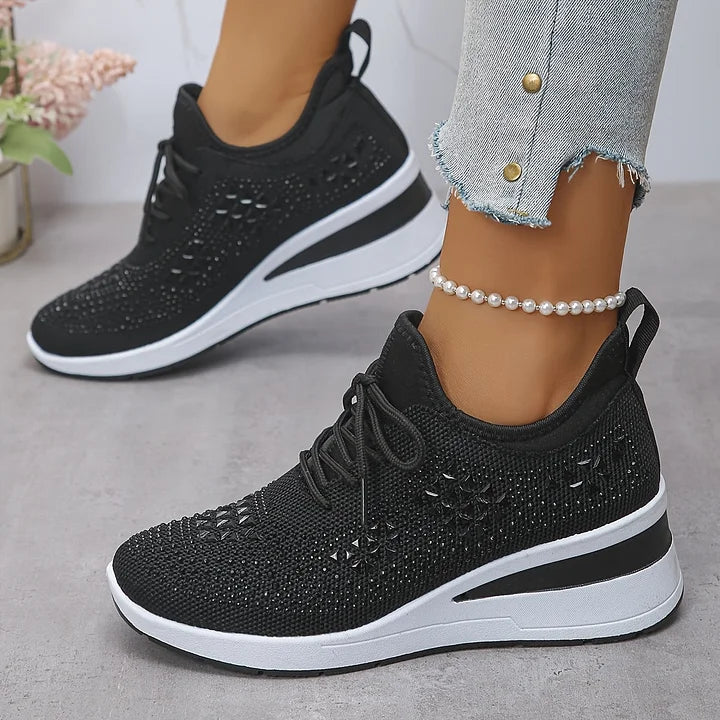 Isadora™ – Sparkling Orthopedic Sneakers for Effortless All-Day Comfort