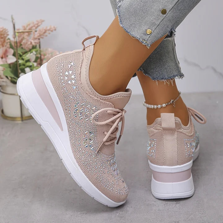Isadora™ – Sparkling Orthopedic Sneakers for Effortless All-Day Comfort