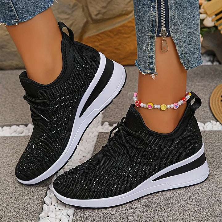 Isadora™ – Sparkling Orthopedic Sneakers for Effortless All-Day Comfort