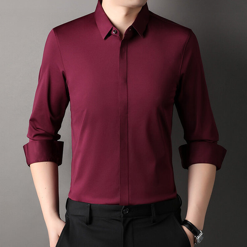 Jeremy™ – Stretch Anti-Wrinkle Men's Shirt for Effortless Canadian Style