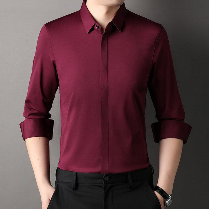 Jeremy™ – Stretch Anti-Wrinkle Men's Shirt for Effortless Canadian Style