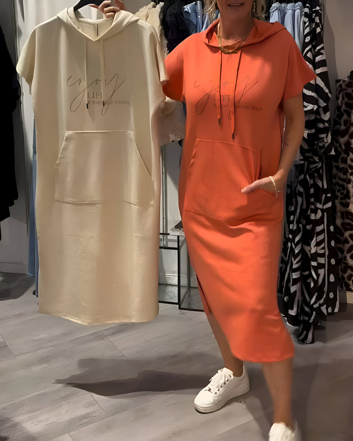 Evey™ – Casual Hoodie Dress