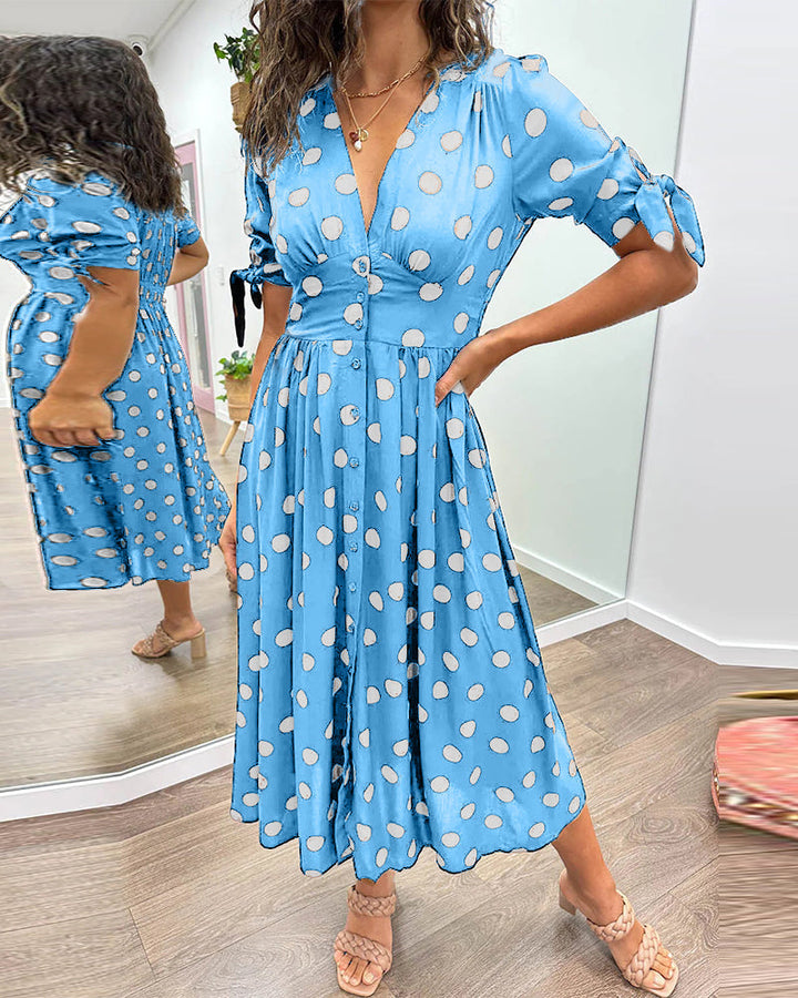 Avia™ – Elegant Polka Dot Dress