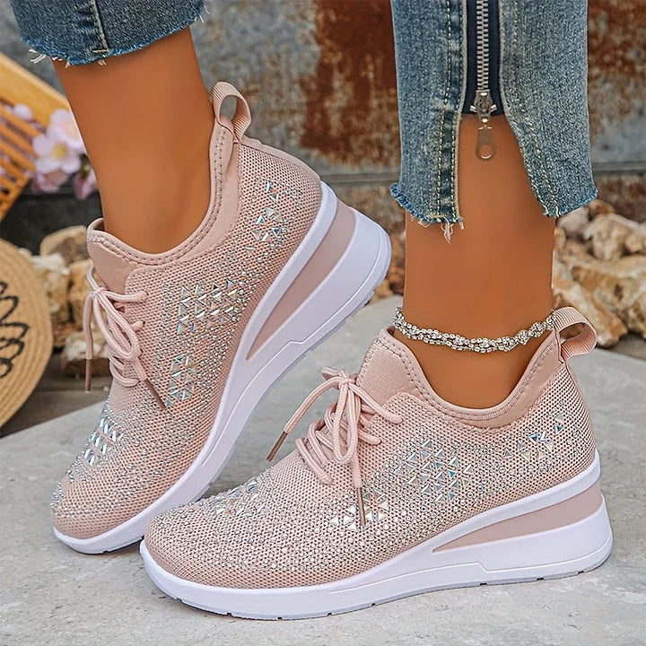 Isadora™ – Sparkling Orthopedic Sneakers for Effortless All-Day Comfort
