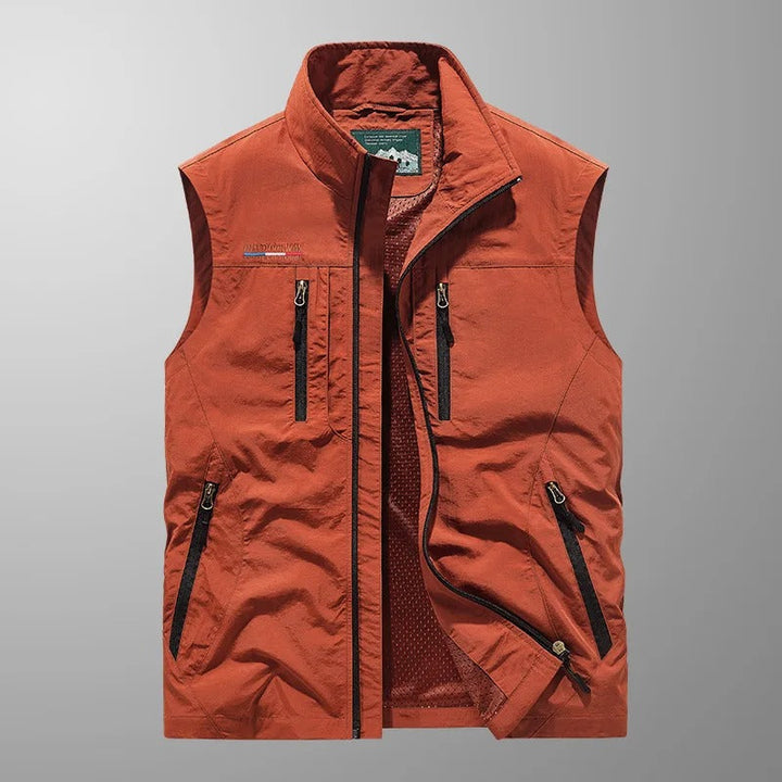 Kenny - Multi-Pocket Breathable Outdoor Cargo Vest