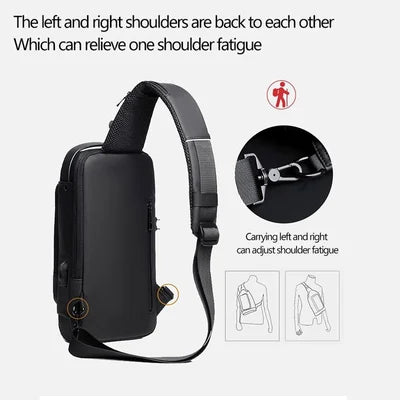Icon™ Bag | New Design Crossbody SideBag Anti-Theft with Charger
