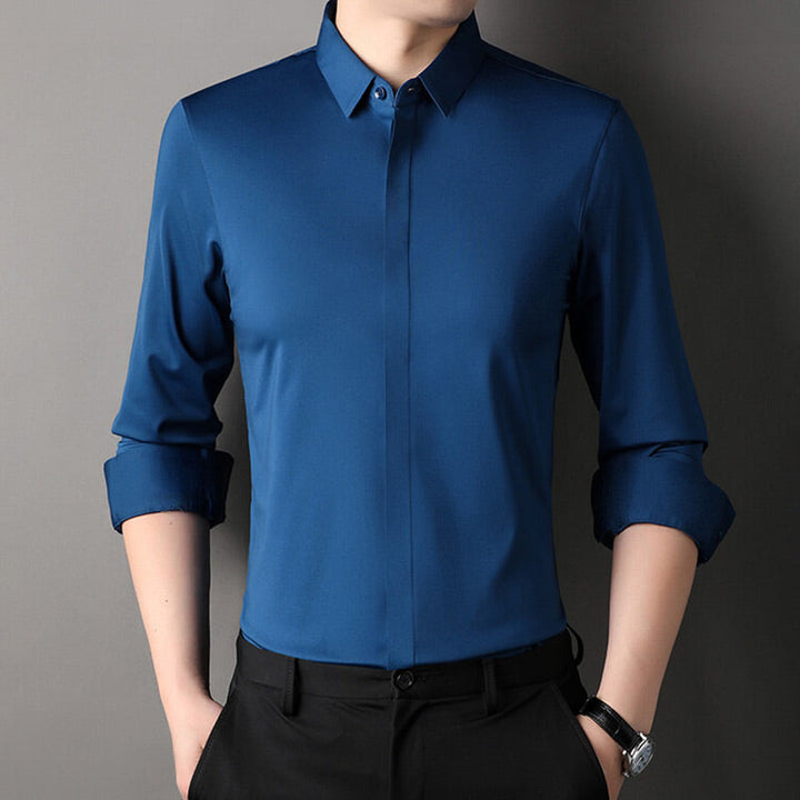 Jeremy™ – Stretch Anti-Wrinkle Men's Shirt for Effortless Canadian Style