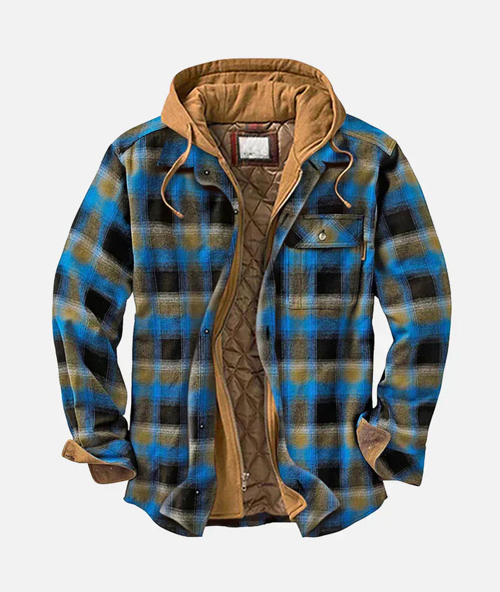 Lucas™ – Bold Patchwork Plaid Jacket for Elevated Everyday Style