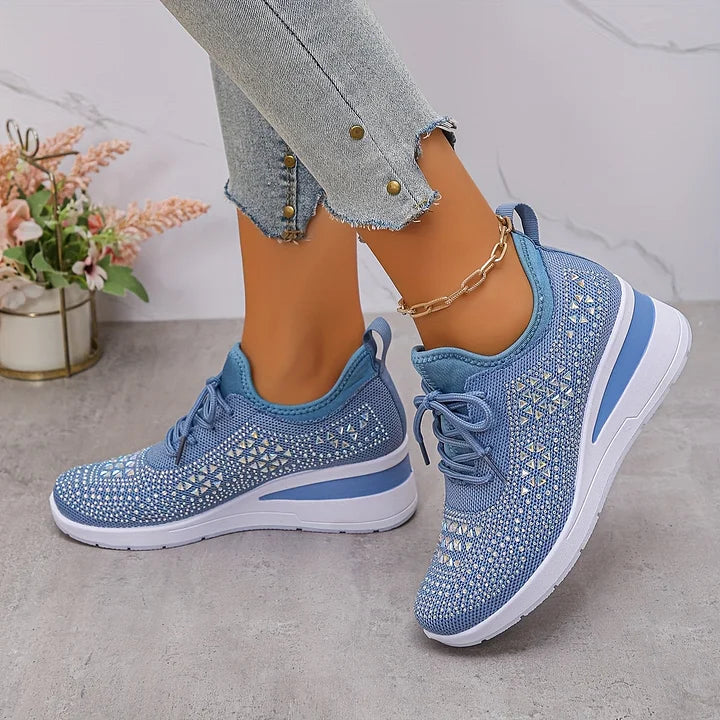 Isadora™ – Sparkling Orthopedic Sneakers for Effortless All-Day Comfort