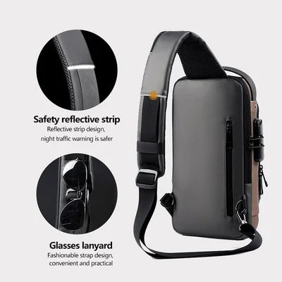 Icon™ Bag | New Design Crossbody SideBag Anti-Theft with Charger