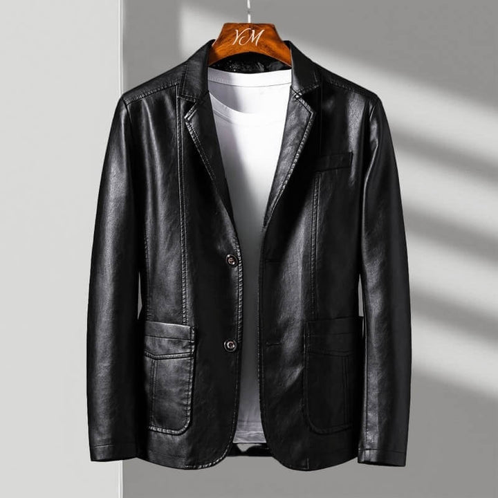 Alex | Classic Vegan Leather Jacket