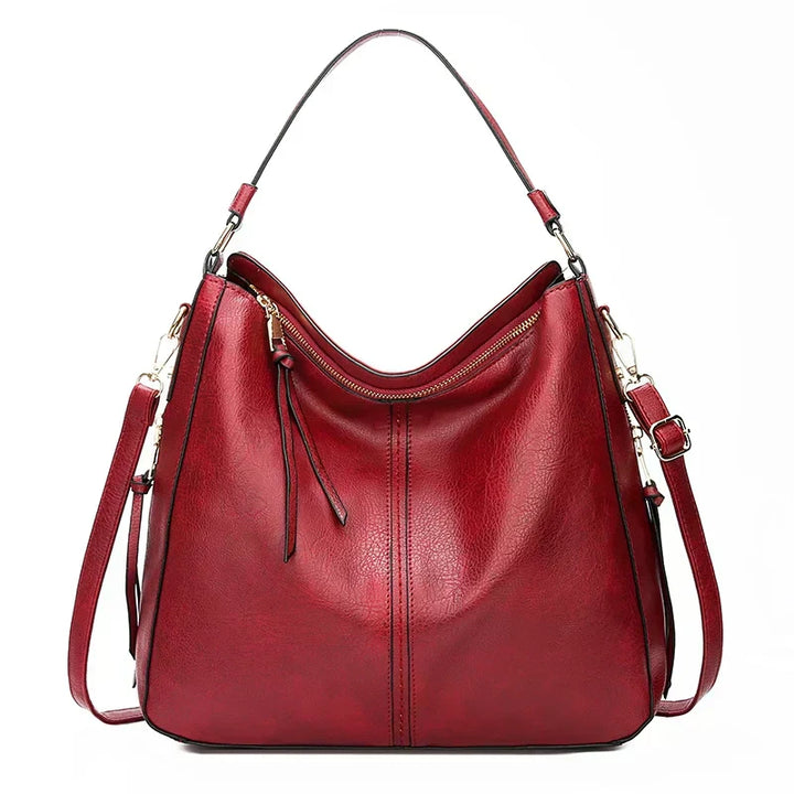 Charlotte™ | Elegant and Spacious Everyday Bag in Classic Black