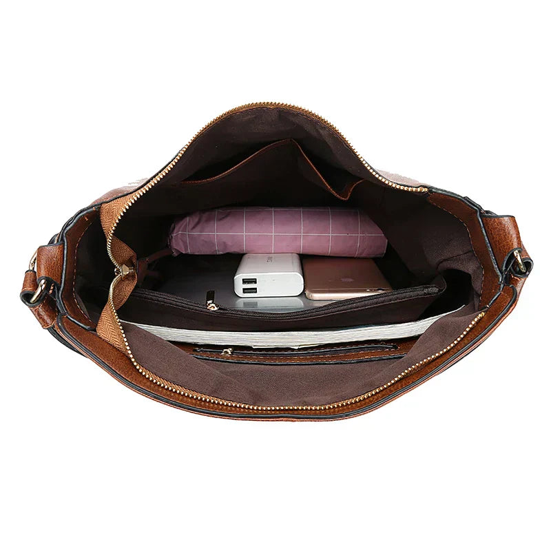 Charlotte™ | Elegant and Spacious Everyday Bag in Classic Black