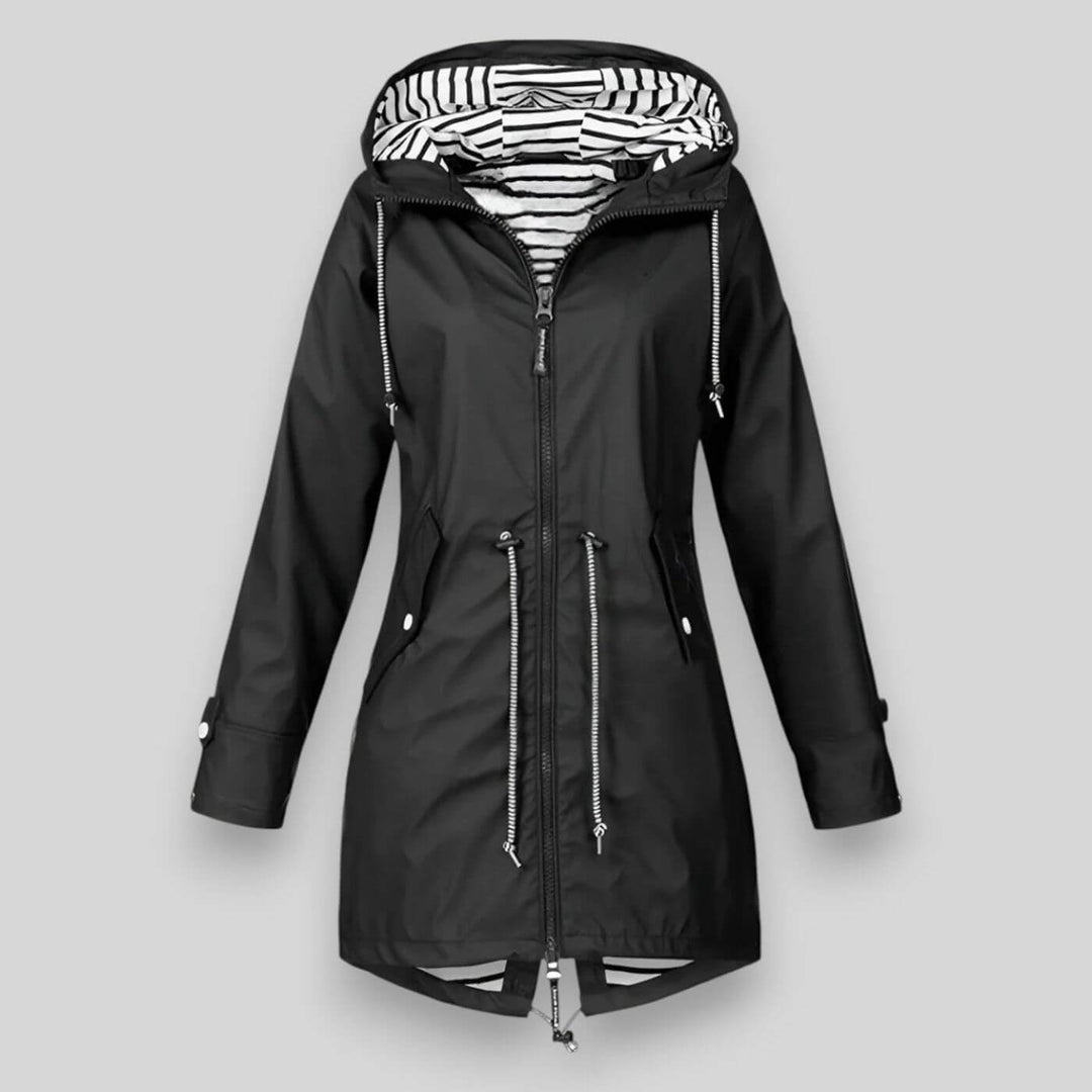 Beatrix™ – Sleek Waterproof Jacket for Effortless Weather Protection