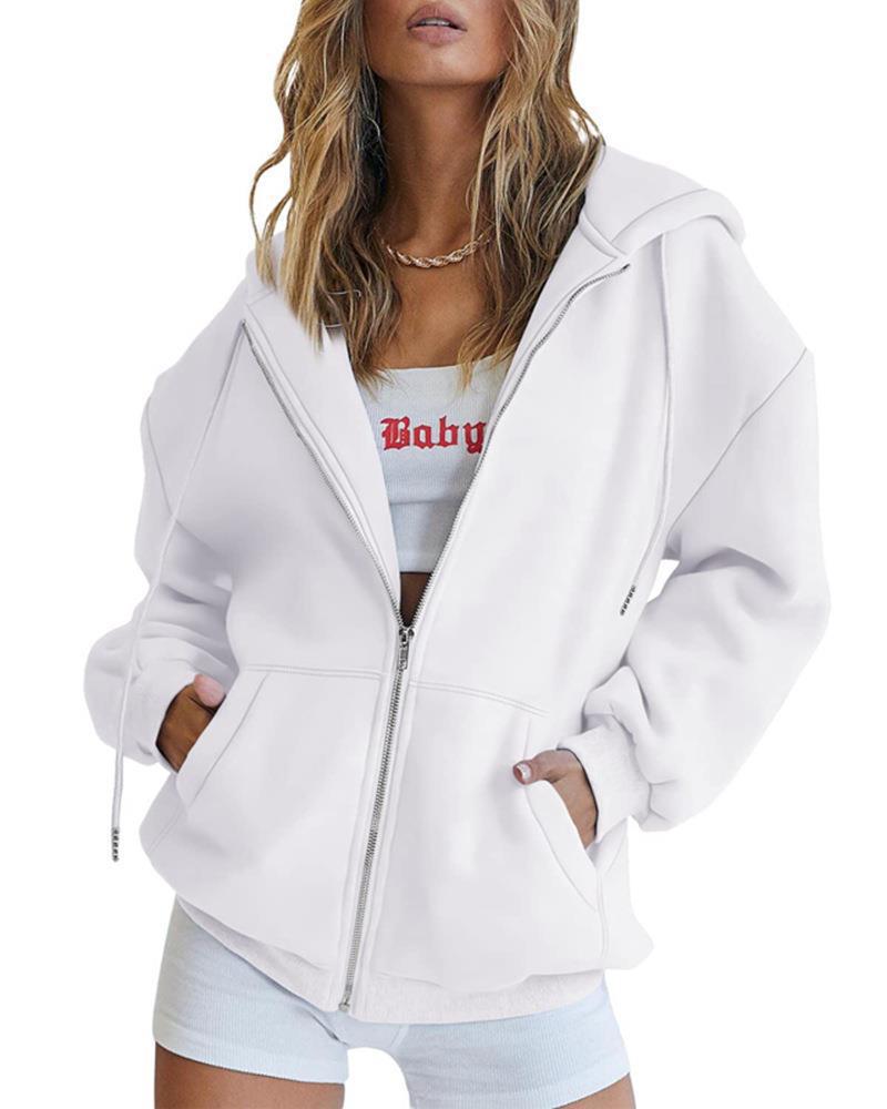 Eva - Relaxed Zip Hoodie