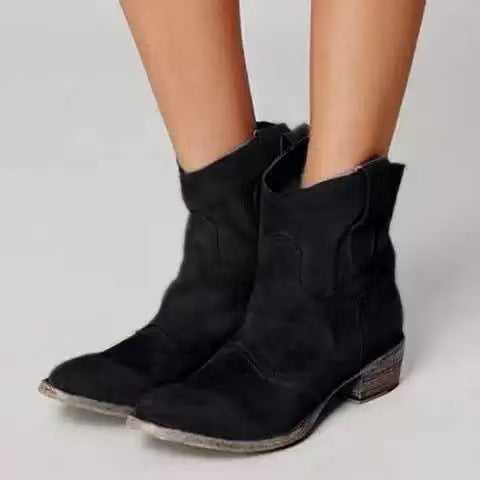 Cienna™ – Western-Inspired Ankle Boots for Everyday Elegance