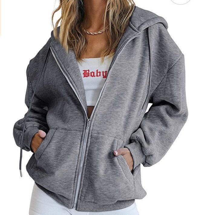 Eva - Relaxed Zip Hoodie