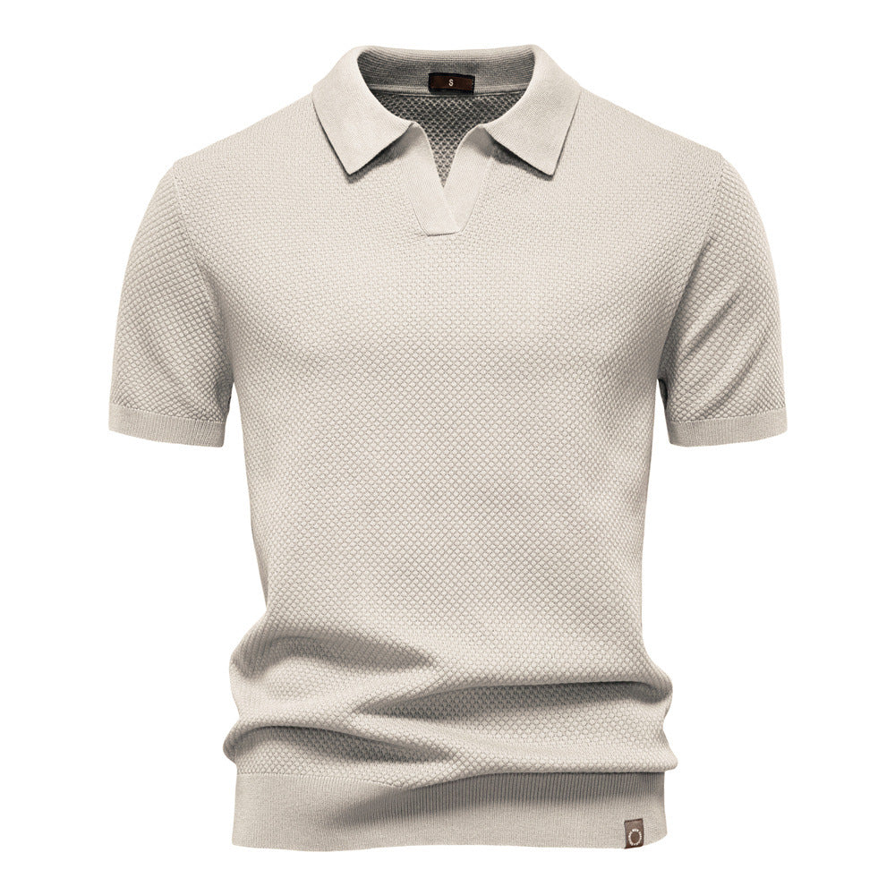 Sean – Textured Polo Shirt