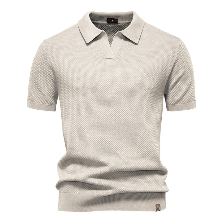 Sean – Textured Polo Shirt