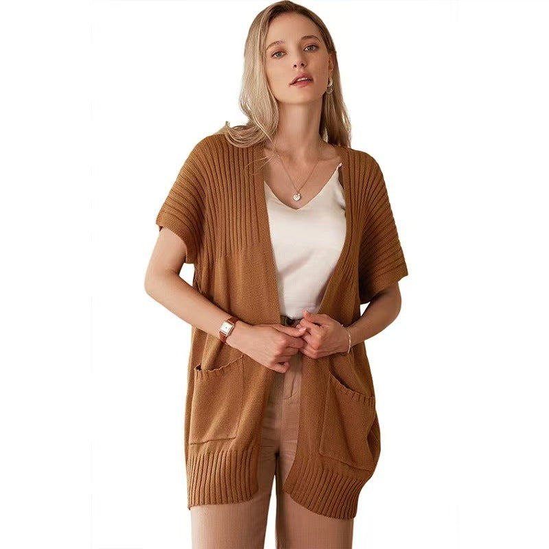 Gina™ - Lightweight Open-Front Knit Cardigan