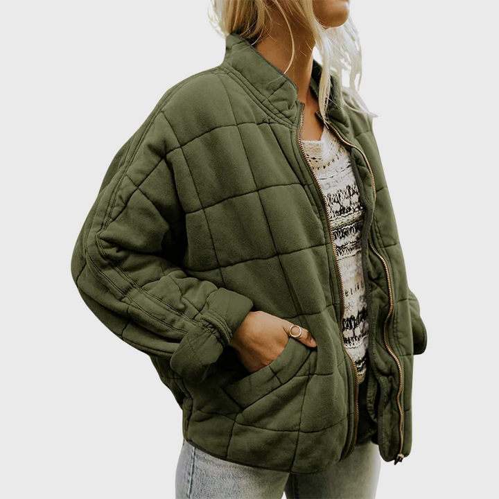 Vivienne™ – Quilted Oversized Jacket for Effortless Everyday Warmth